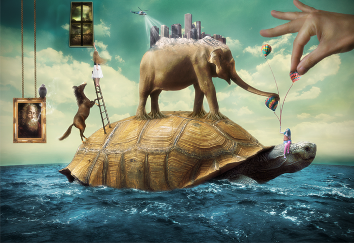 How to Create a Surreal Scene Full of Life in Photoshop