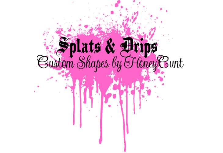 Splats N Drips_Custom Shapes