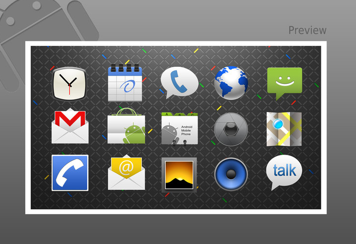 Android Application Icons Set
