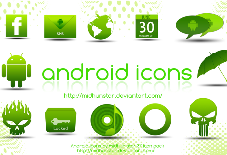 Android Green Icons