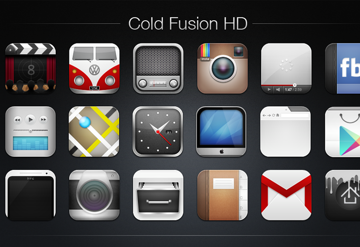 Cold Fusion HD Icon Pack