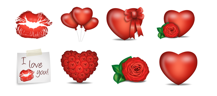 15 Delicious Valentine's Day Icon Set for Inspiration