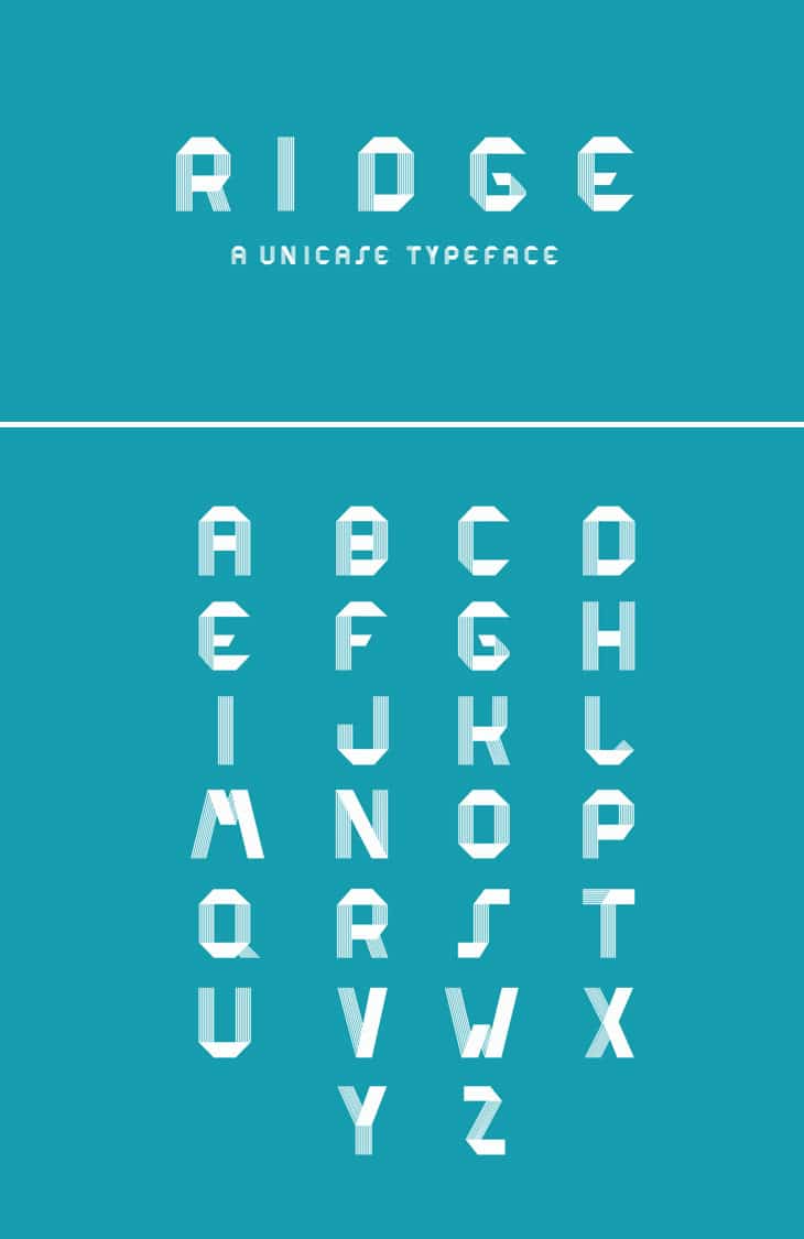 Ridge-Typeface Ridge-Typeface