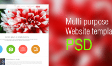 Multipurpose Website Template PSD - cssauthor.com