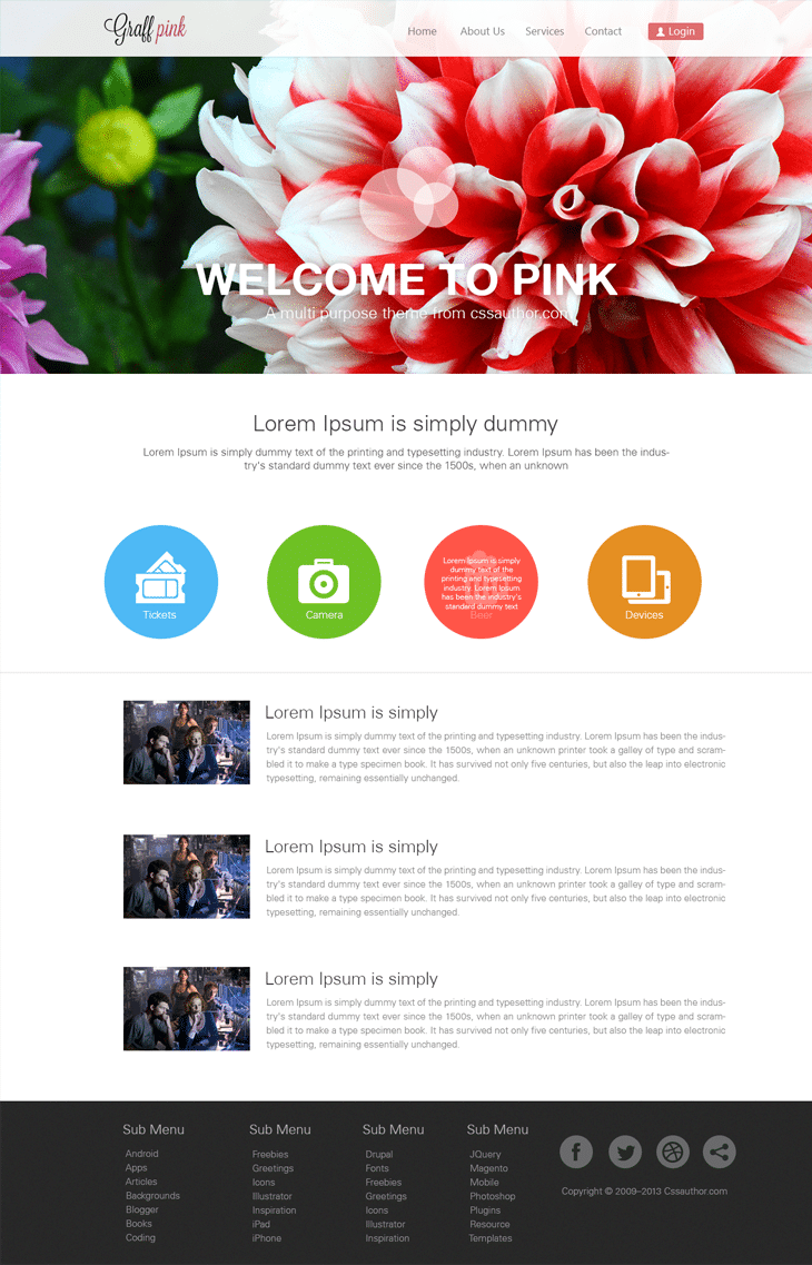 Freebies templates psd