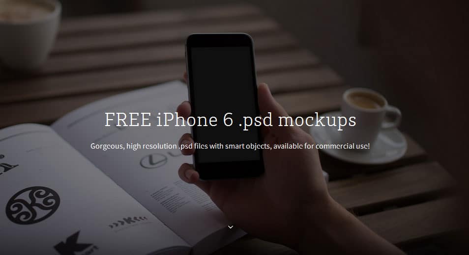 12x FREE iPhone 6 PSD mockups