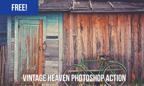 Free Vintage Heaven Photoshop Action