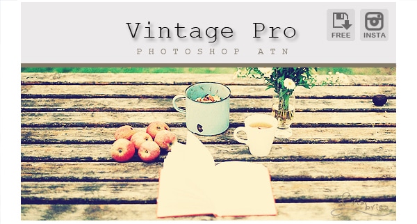 Instagram Vintage Pro - Photoshop Action