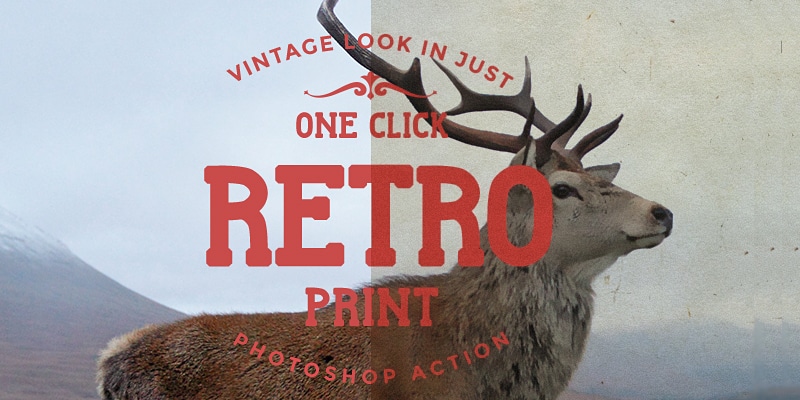 Retro Print Photoshop Action