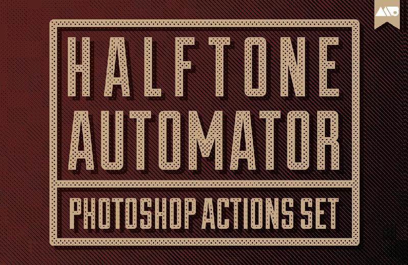 halftone automator photoshop actions