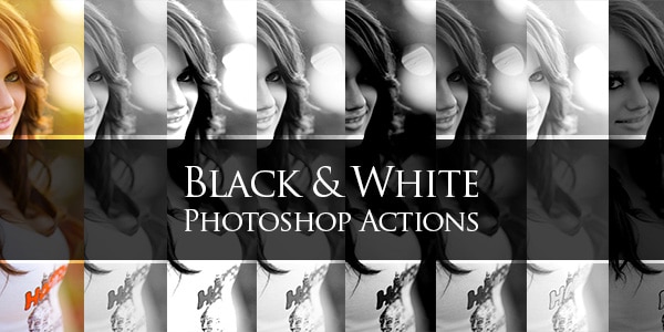 Free Black and White Photoshop Actions