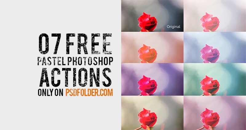 Free Photoshop Soft Pastel Actions