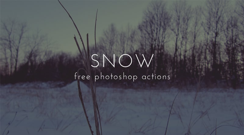 Snow Free Photoshop Actions