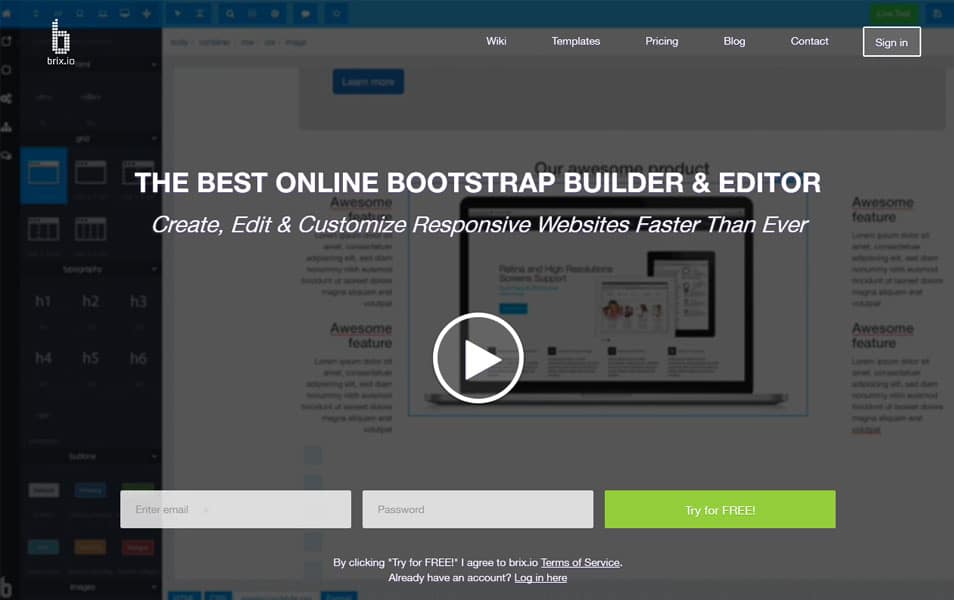 Bootstrap——25+ Best Bootstrap Editors & Builders_created_03