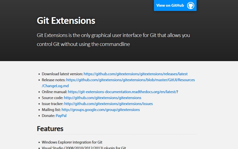 Git Extensions