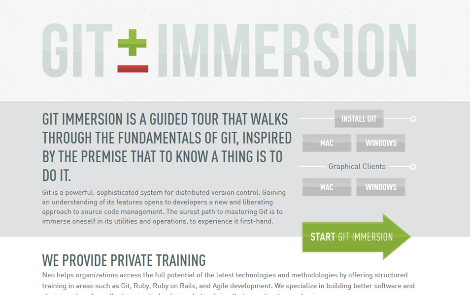Git Immersion