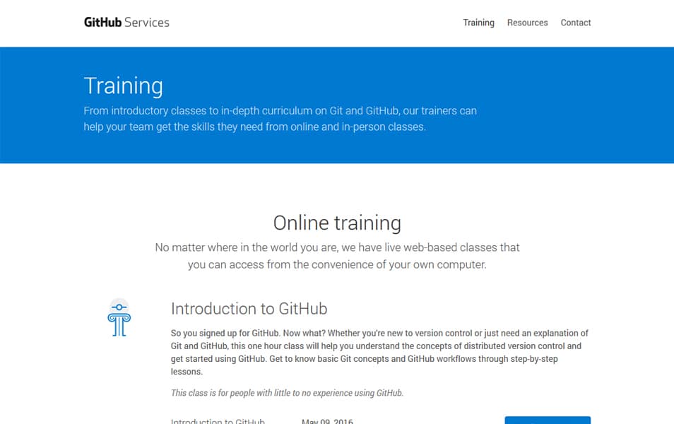 GitHub Online Training