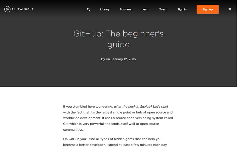 GitHub: The beginner's Guide