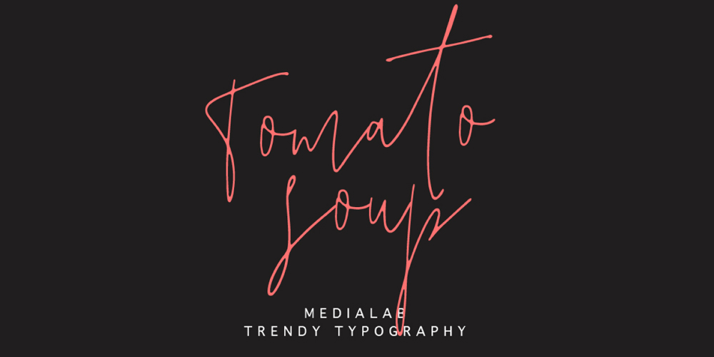 Tomato Soup Script Font