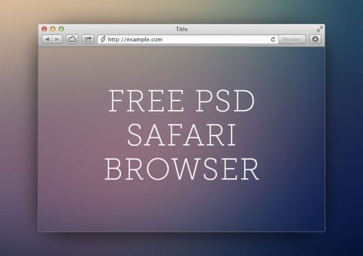 Download 20 Free Web Browser Frame PSD Templates