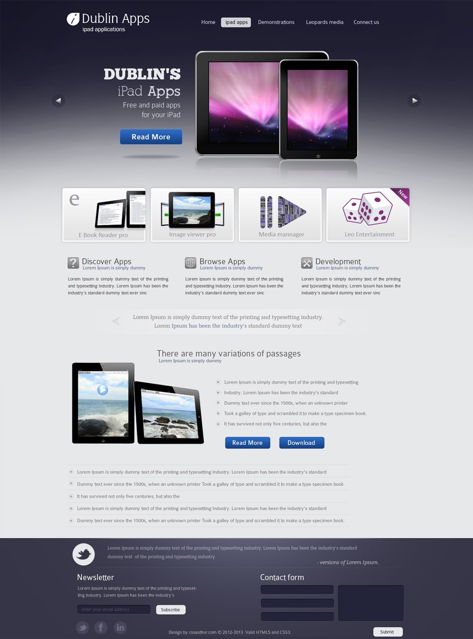 Professional-Website-Design-Template-for-iPad-and-iPhone-...