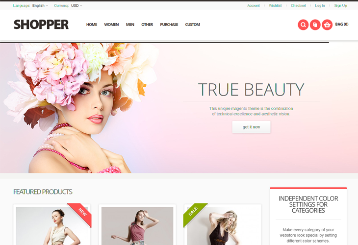 Shopper - Responsive Magento Theme - cssauthor.com