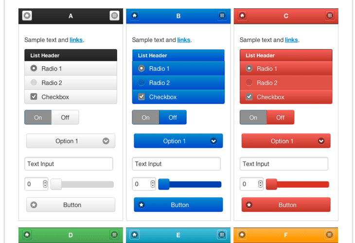 Bootstrap Omnigraffle Template