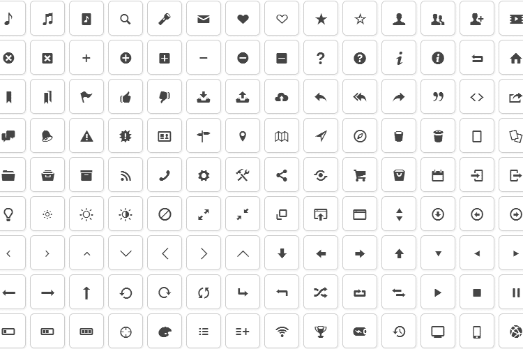 Great Icon Web fonts for Responsive Web Designing Projects