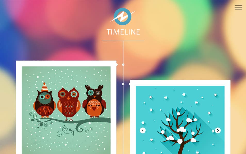 Timeline Responsive Blogger Template