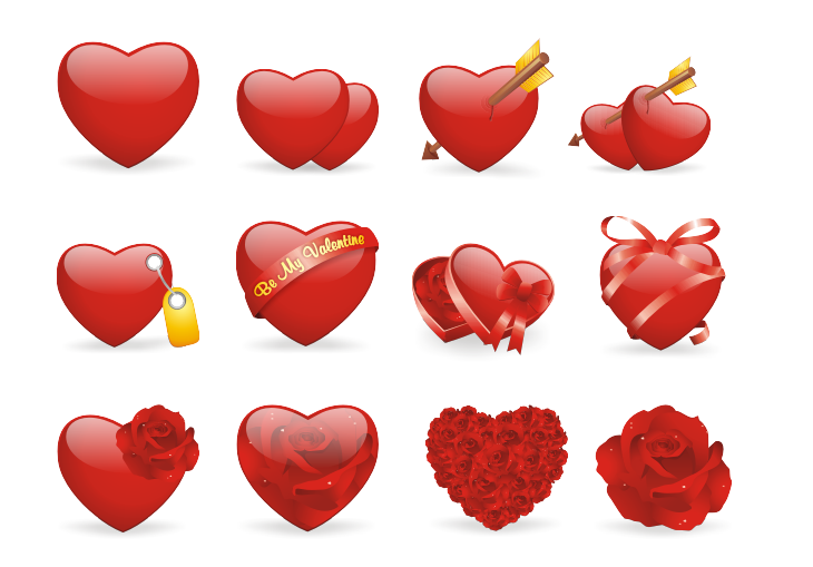 15 Delicious Valentine S Day Icon Set For Inspiration