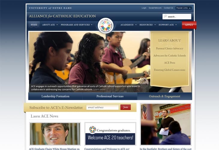 Alliance for Catholic Education -- University of Notre Dame