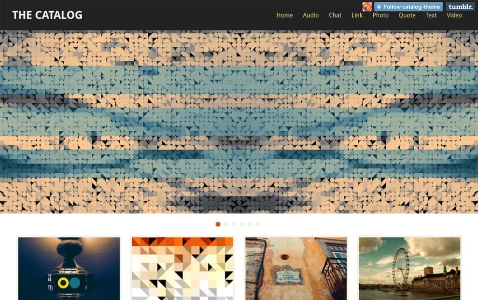 The Catalog Tumblr Theme