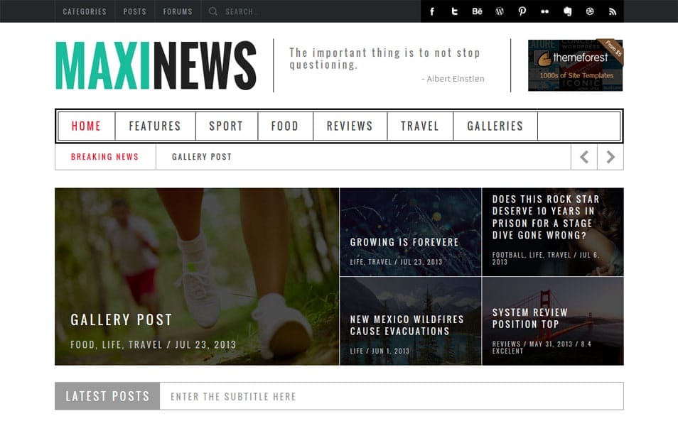 MaxiNews - Premium Review Magazine Theme