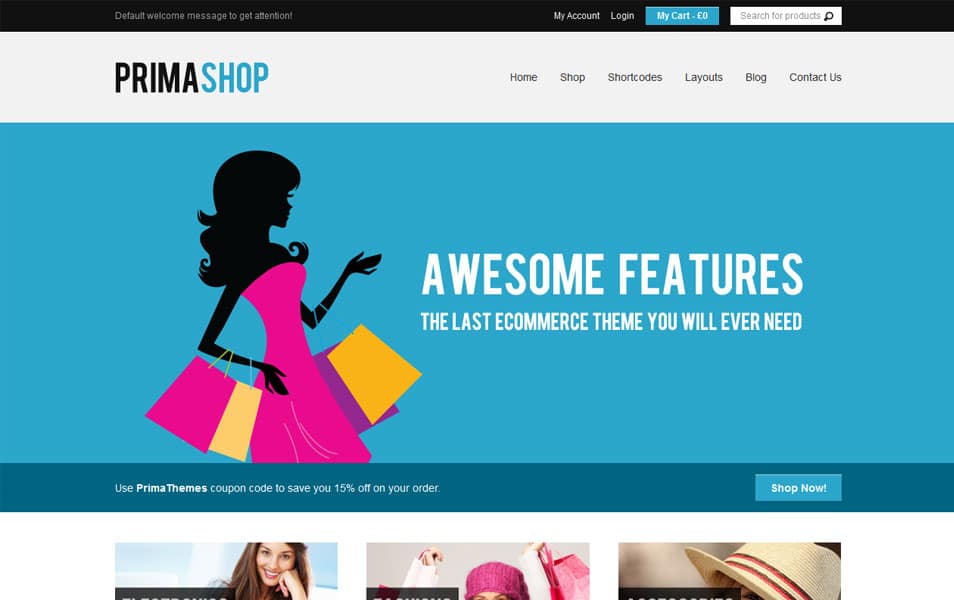 PrimaShop - Clean WooCommerce WordPress Theme