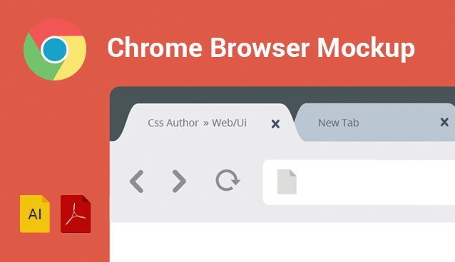 Download Chrome Browser Mockup Design Template Vector For Free ...