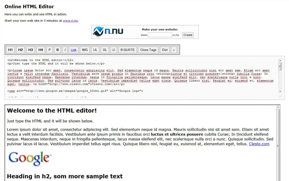 best software for writing html code