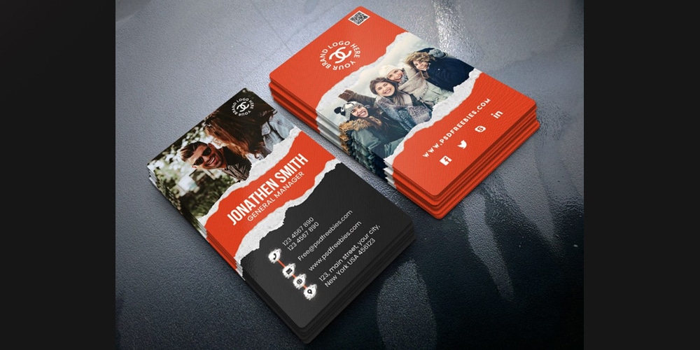 Fashion Store Business Card PSD