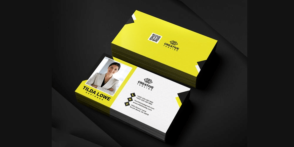 business card templates for photoshop free download