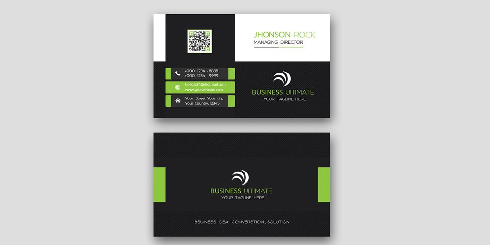 free download business card template psd file