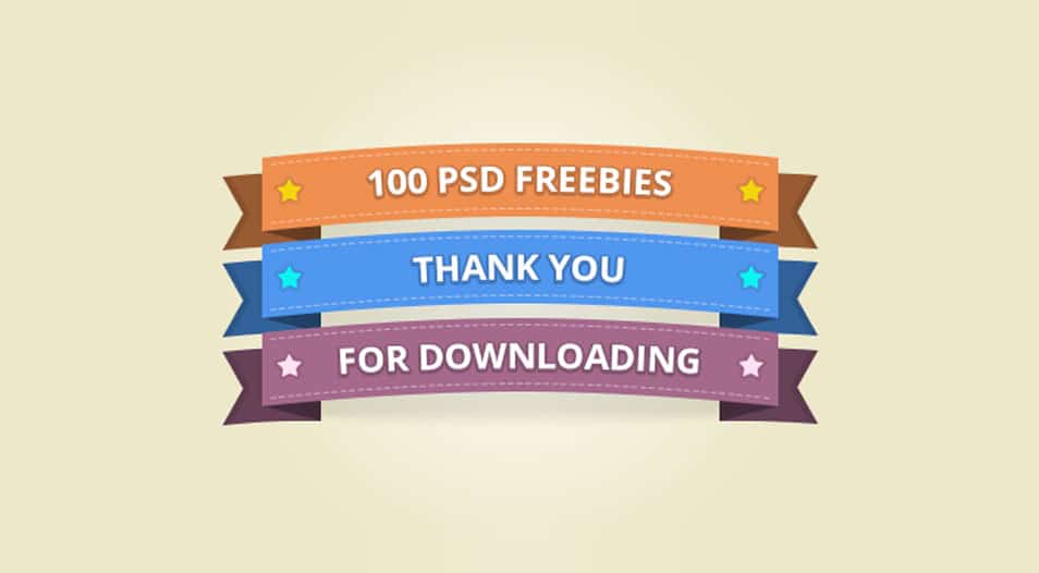 Download 100 Free Ribbons Psd Vector Files For Your Designs Css Author Yellowimages Mockups