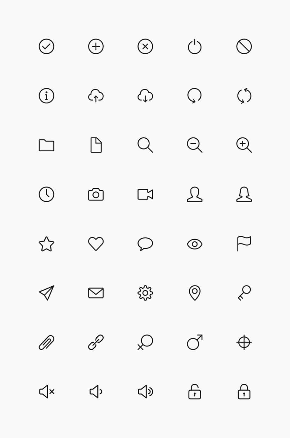 Download 60+ Free Line Icon Sets › Free Icons » CSS Author