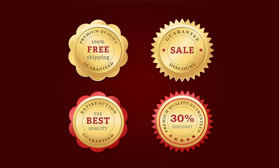 psd logo badges vintage free Author 100 » Free Badges PSD  CSS Best Vector &