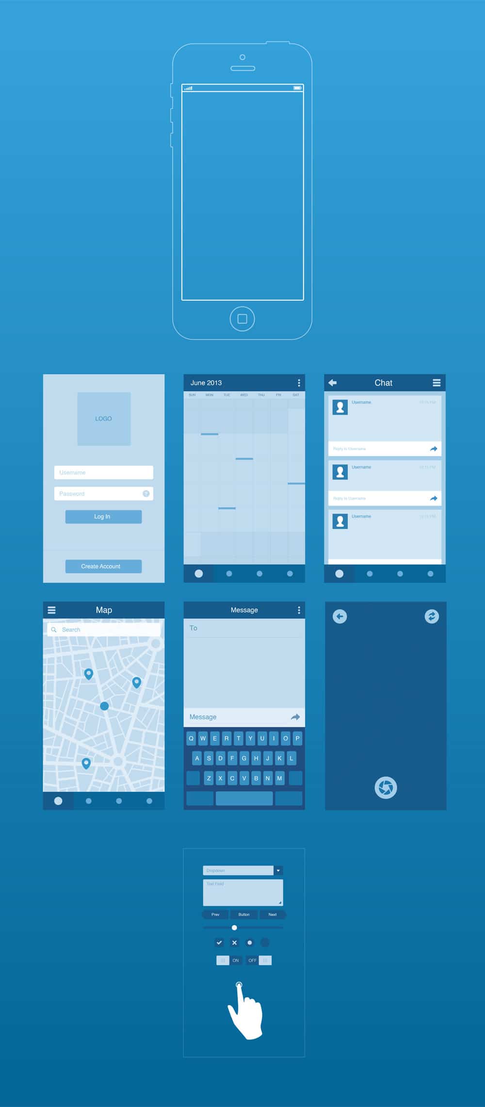 UI8 Wireframe Kit