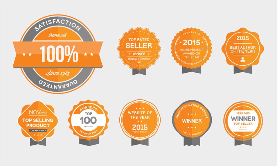 100 Best Free Badges Vector Psd Css Author