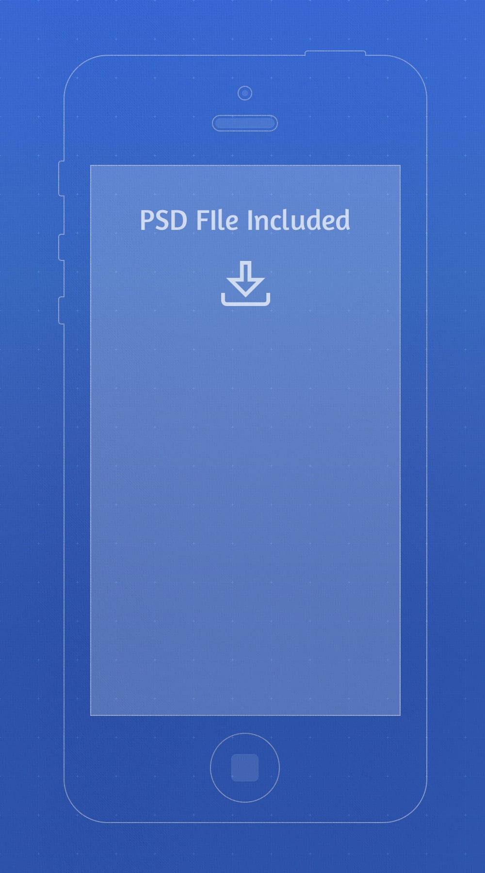 iPhone Blueprint PSD