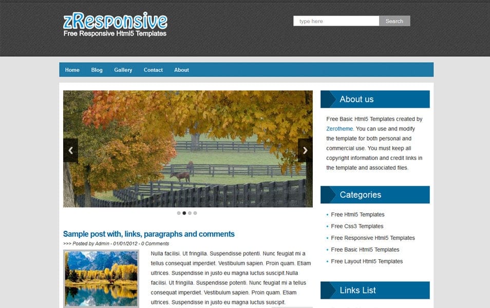 500+ Best Free Responsive HTML5 CSS3 Website Templates