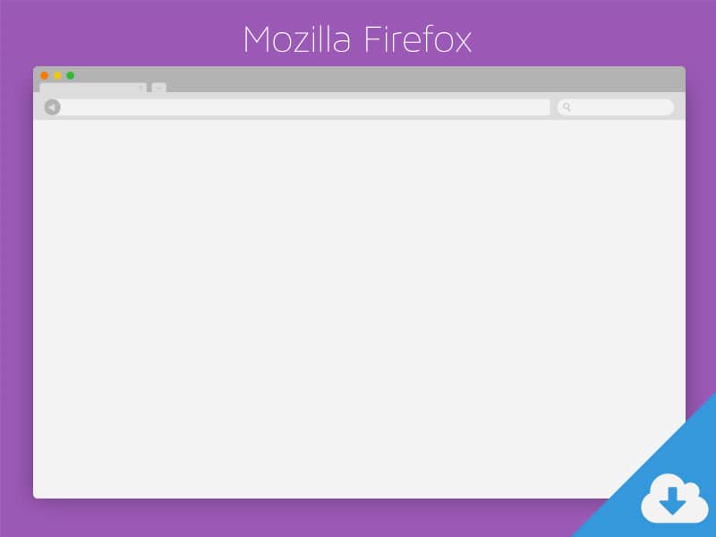 Mozilla Firefox PSD 