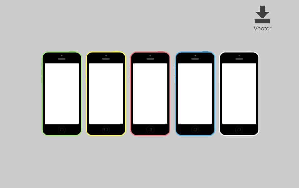 iPhone 5c Vector Download