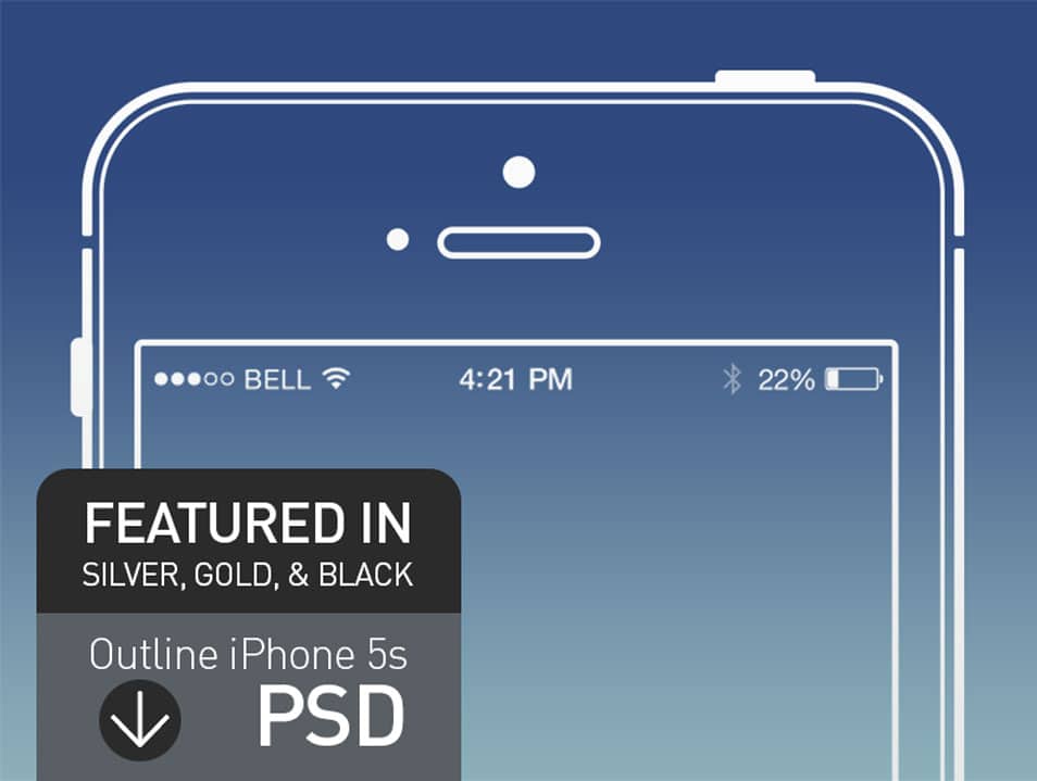 iPhone 5s Free Mock Up