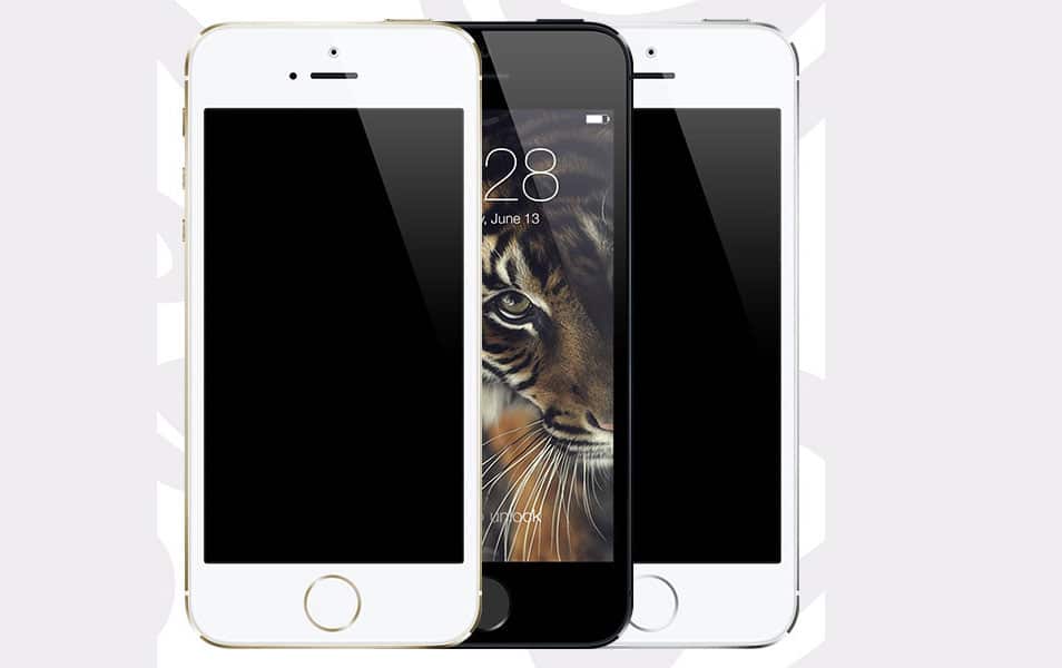 iPhone 5s PSD ( Gold - Black - Silver )